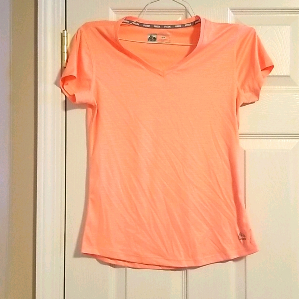 Pink neon running shirt